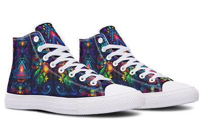 Cyber Lights High Top Shoes Hightops Electro Threads