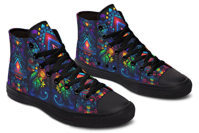 Cyber Lights High Top Shoes Hightops Electro Threads