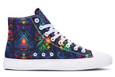 Cyber Lights High Top Shoes Hightops Electro Threads