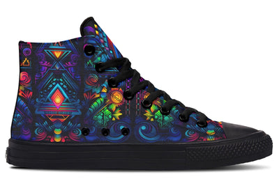 Cyber Lights High Top Shoes Hightops Electro Threads