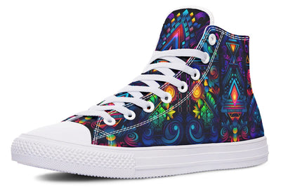 Cyber Lights High Top Shoes Hightops Electro Threads