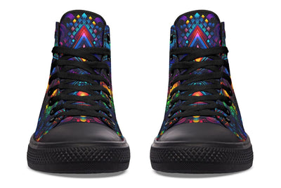 Cyber Lights High Top Shoes Hightops Electro Threads