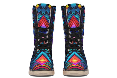 Cyber Lights Moon Boots Polarboots Electro Threads