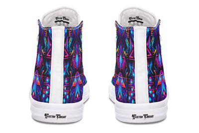 Cyber Lines High Top Shoes Hightops Electro Threads