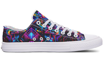 Cyber Lines Low Top Shoes Lowtops Electro Threads