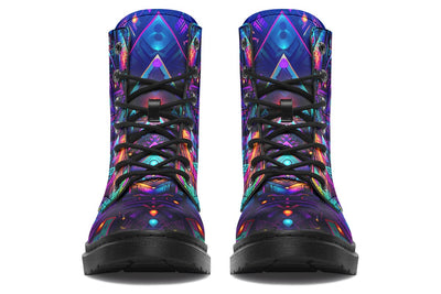 Cyber Night Combat Boots Boots Electro Threads