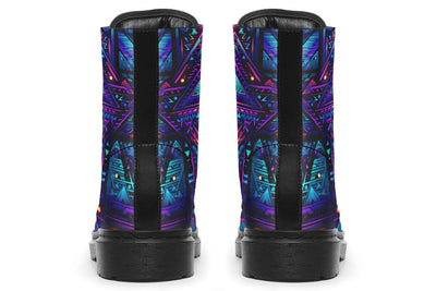 Cyber Night Combat Boots Boots Electro Threads