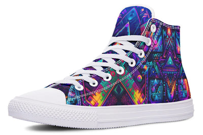 Cyber Night High Top Shoes Hightops Electro Threads