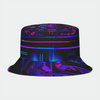 CYBER NIGHT LIGHTS Bucket Hat Electro Threads