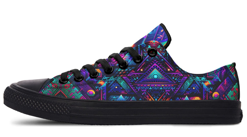 Cyber Night Low Top Shoes Lowtops Electro Threads 