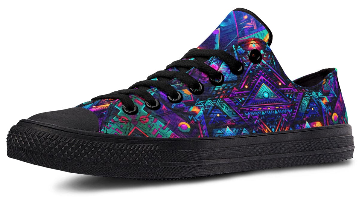 Cyber Night Low Top Shoes Lowtops Electro Threads 