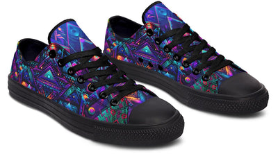 Cyber Night Low Top Shoes Lowtops Electro Threads