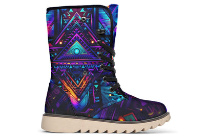 Cyber Night Moon Boots Polarboots Electro Threads