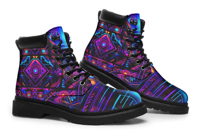 Cyber Patching Classic Vibe Boots Classicboots Electro Threads