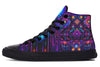 Cyber Patching High Top Shoes Hightops Electro Threads Women's Hightops Black Sole US 5 / EU35.5