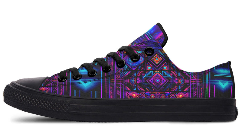 Cyber Patching Low Top Shoes Lowtops Electro Threads 