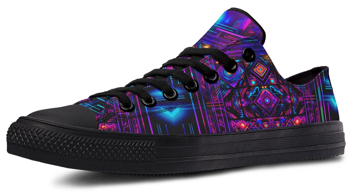 Cyber Patching Low Top Shoes Lowtops Electro Threads 