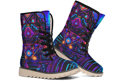 Cyber Patching Moon Boots Polarboots Electro Threads