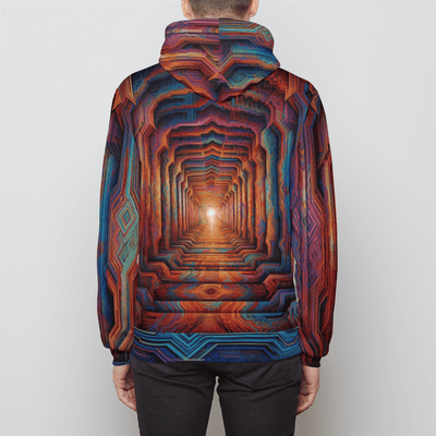 DMT PATHWAY Unisex Zip Hoodie Acidmath