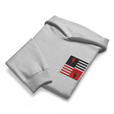 ELECTRO FLAG Oversized heavyweight hoodie Electro Threads