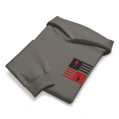 ELECTRO FLAG Oversized heavyweight hoodie Electro Threads