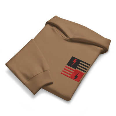 ELECTRO FLAG Oversized heavyweight hoodie Electro Threads