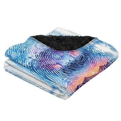 Festival Fingerprint Blanket Blanket Electro Threads