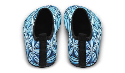 Flower Life Igloo Blue Barefoot Shoes Aquabarefootshoes Electro Threads