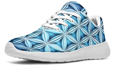 Flower Life Igloo Blue Classic Sneakers Sneakers YWF