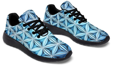 Flower Life Igloo Blue Classic Sneakers Sneakers YWF