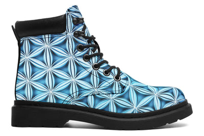 Flower Life Igloo Blue Classic Vibe Boots Classicboots Electro Threads