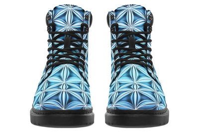 Flower Life Igloo Blue Classic Vibe Boots Classicboots Electro Threads