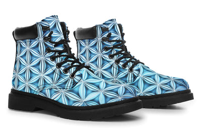 Flower Life Igloo Blue Classic Vibe Boots Classicboots Electro Threads