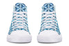 Flower Life Igloo Blue High Top Shoes Hightops Electro Threads