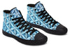 Flower Life Igloo Blue High Top Shoes Hightops Electro Threads