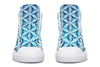 Flower Life Igloo Blue High Top Shoes Hightops Electro Threads