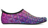 Flower Life Magenta Barefoot Shoes Aquabarefootshoes Electro Threads