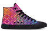 Flower Life Magenta High Top Shoes Hightops Electro Threads