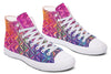 Flower Life Magenta High Top Shoes Hightops Electro Threads