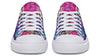 Flower Life Magenta Low Top Shoes Lowtops Electro Threads