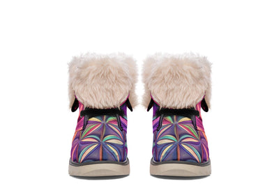 Flower Life Magenta Moon Boots Polarboots Electro Threads