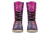 Flower Life Magenta Moon Boots Polarboots Electro Threads