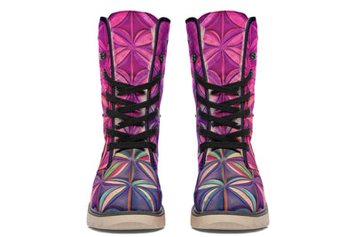 Flower Life Magenta Moon Boots Polarboots Electro Threads