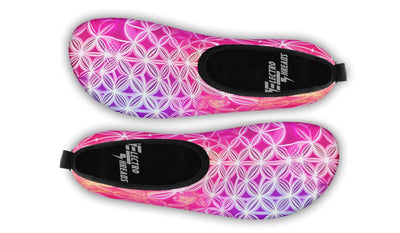 Flower Life Pink Sherbert Barefoot Shoes Aquabarefootshoes YWF