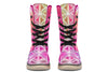 Flower Life Pink Sherbert Moon Boots Polarboots Electro Threads