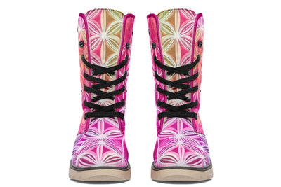 Flower Life Pink Sherbert Moon Boots Polarboots Electro Threads