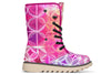 Flower Life Pink Sherbert Moon Boots Polarboots Electro Threads