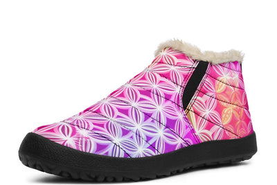Flower Life Pink Sherbert Winter Slippers Wintersneakers YWF