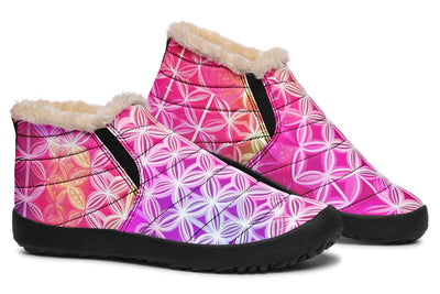 Flower Life Pink Sherbert Winter Slippers Wintersneakers YWF