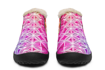 Flower Life Pink Sherbert Winter Slippers Wintersneakers YWF
